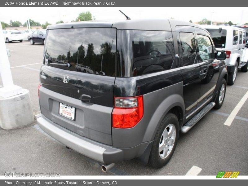 Nighthawk Black Pearl / Gray 2004 Honda Element EX AWD
