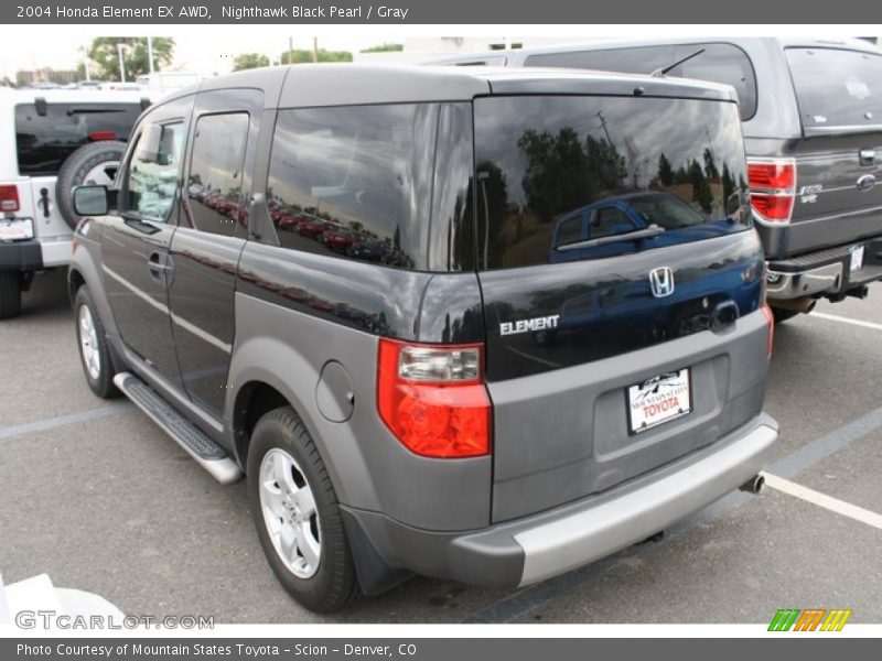 Nighthawk Black Pearl / Gray 2004 Honda Element EX AWD