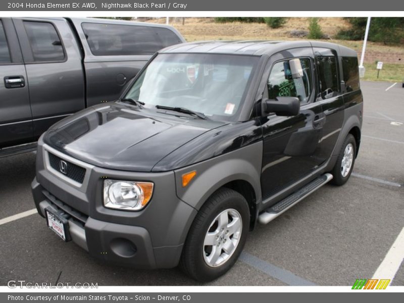 Nighthawk Black Pearl / Gray 2004 Honda Element EX AWD