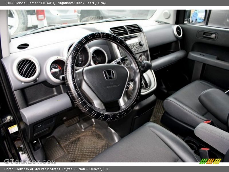 Nighthawk Black Pearl / Gray 2004 Honda Element EX AWD