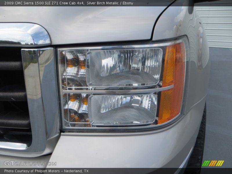 Silver Birch Metallic / Ebony 2009 GMC Sierra 1500 SLE Z71 Crew Cab 4x4