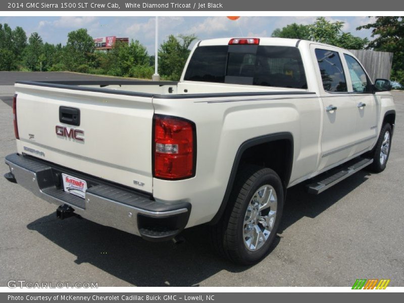 White Diamond Tricoat / Jet Black 2014 GMC Sierra 1500 SLT Crew Cab