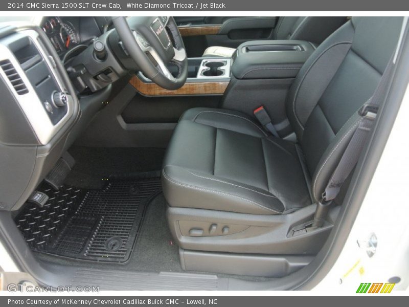 Front Seat of 2014 Sierra 1500 SLT Crew Cab