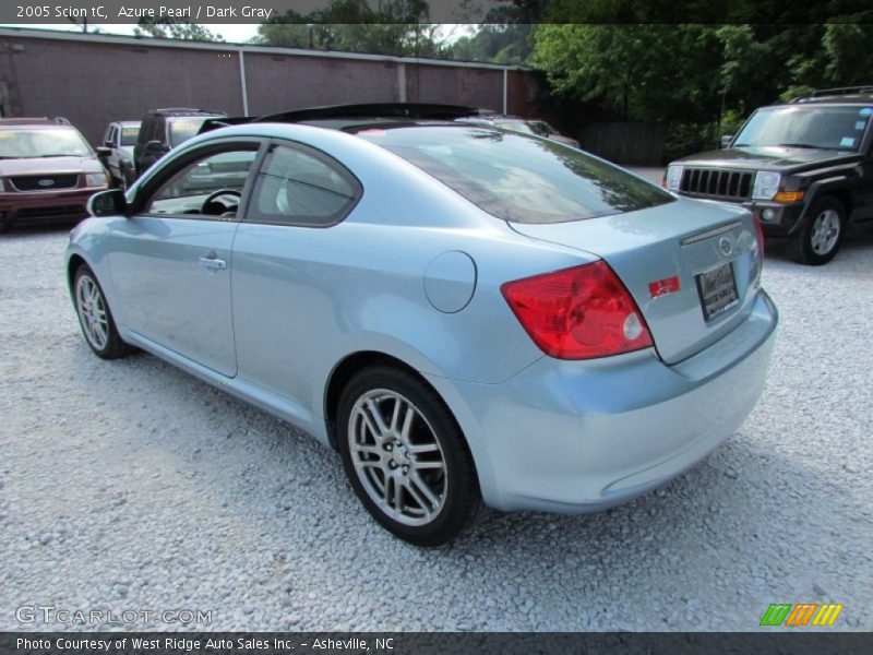 Azure Pearl / Dark Gray 2005 Scion tC