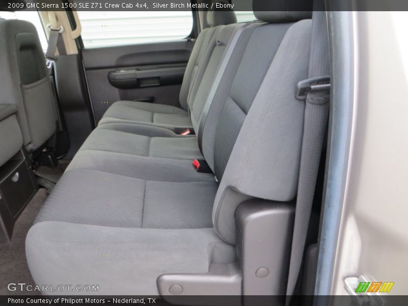 Silver Birch Metallic / Ebony 2009 GMC Sierra 1500 SLE Z71 Crew Cab 4x4