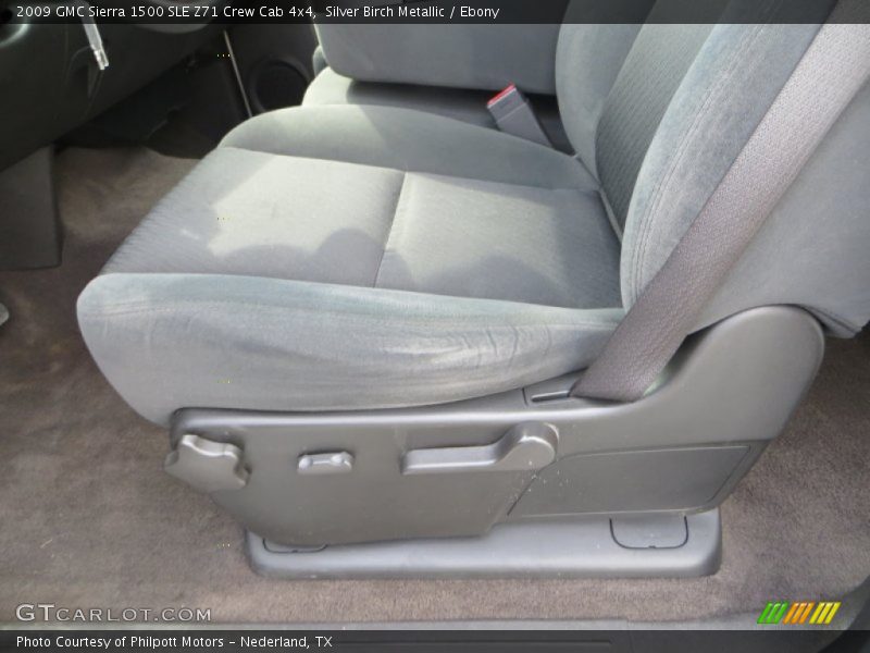 Silver Birch Metallic / Ebony 2009 GMC Sierra 1500 SLE Z71 Crew Cab 4x4