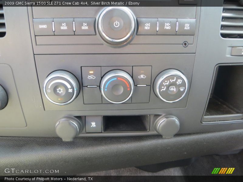 Silver Birch Metallic / Ebony 2009 GMC Sierra 1500 SLE Z71 Crew Cab 4x4