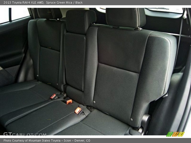 Spruce Green Mica / Black 2013 Toyota RAV4 XLE AWD
