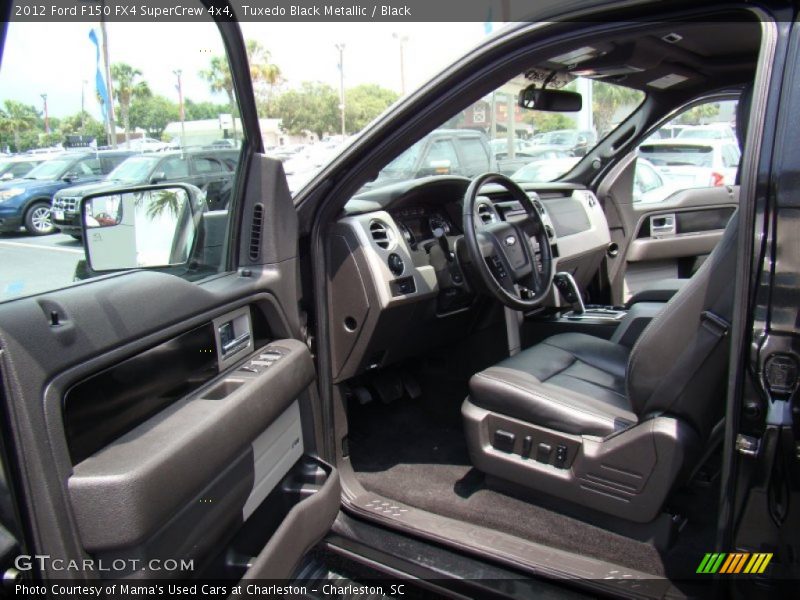Tuxedo Black Metallic / Black 2012 Ford F150 FX4 SuperCrew 4x4