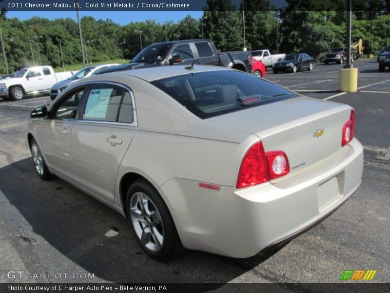 Gold Mist Metallic / Cocoa/Cashmere 2011 Chevrolet Malibu LS