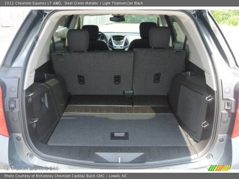 Steel Green Metallic / Light Titanium/Jet Black 2013 Chevrolet Equinox LT AWD