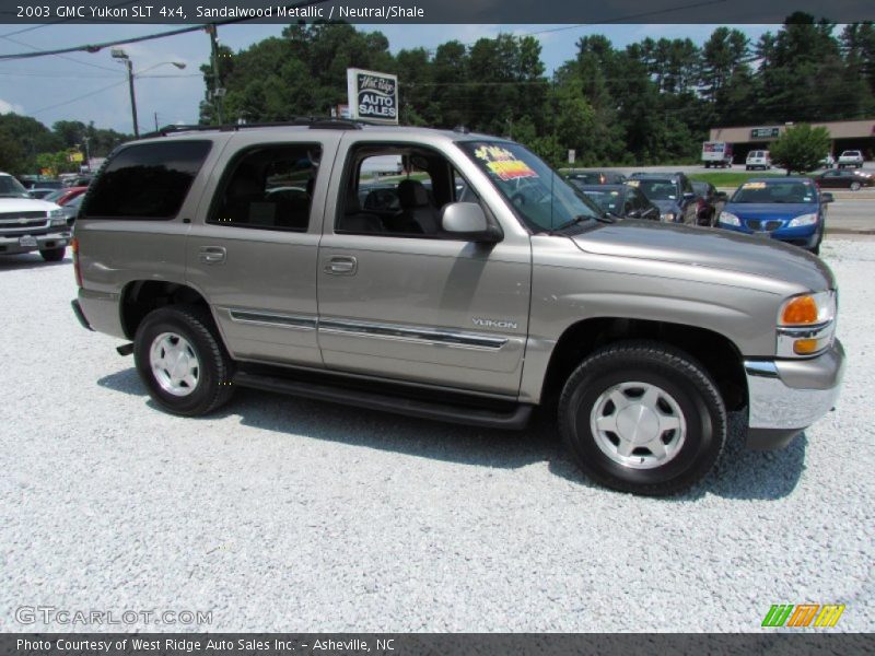 Sandalwood Metallic / Neutral/Shale 2003 GMC Yukon SLT 4x4
