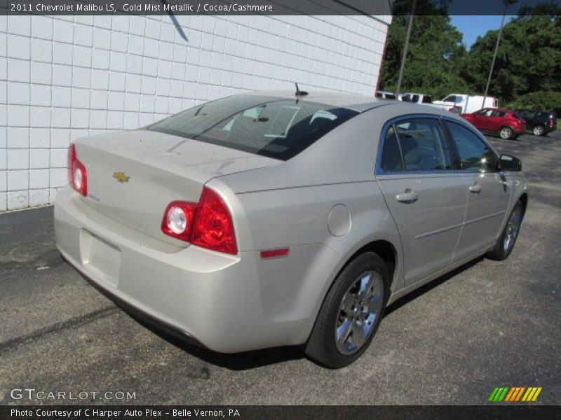 Gold Mist Metallic / Cocoa/Cashmere 2011 Chevrolet Malibu LS