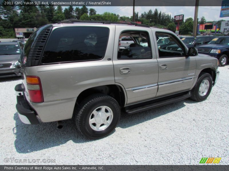 Sandalwood Metallic / Neutral/Shale 2003 GMC Yukon SLT 4x4