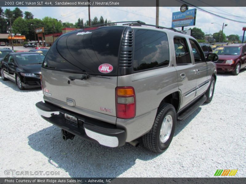 Sandalwood Metallic / Neutral/Shale 2003 GMC Yukon SLT 4x4