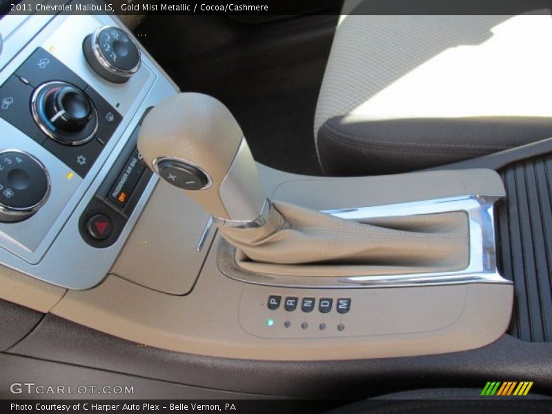 Gold Mist Metallic / Cocoa/Cashmere 2011 Chevrolet Malibu LS