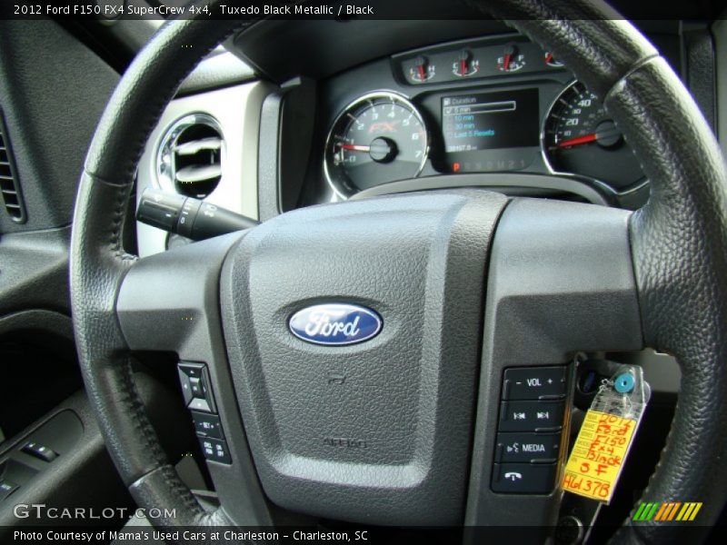 Tuxedo Black Metallic / Black 2012 Ford F150 FX4 SuperCrew 4x4