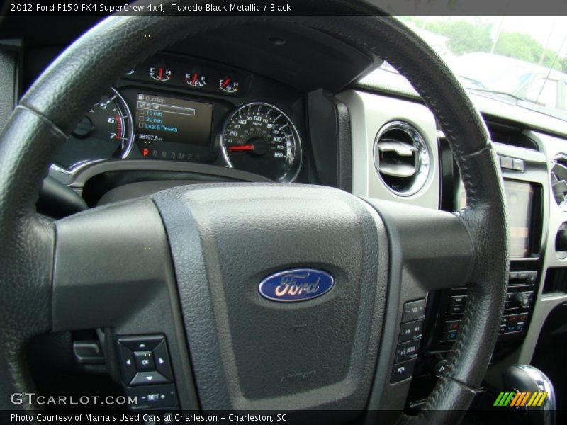 Tuxedo Black Metallic / Black 2012 Ford F150 FX4 SuperCrew 4x4