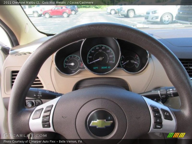 Gold Mist Metallic / Cocoa/Cashmere 2011 Chevrolet Malibu LS