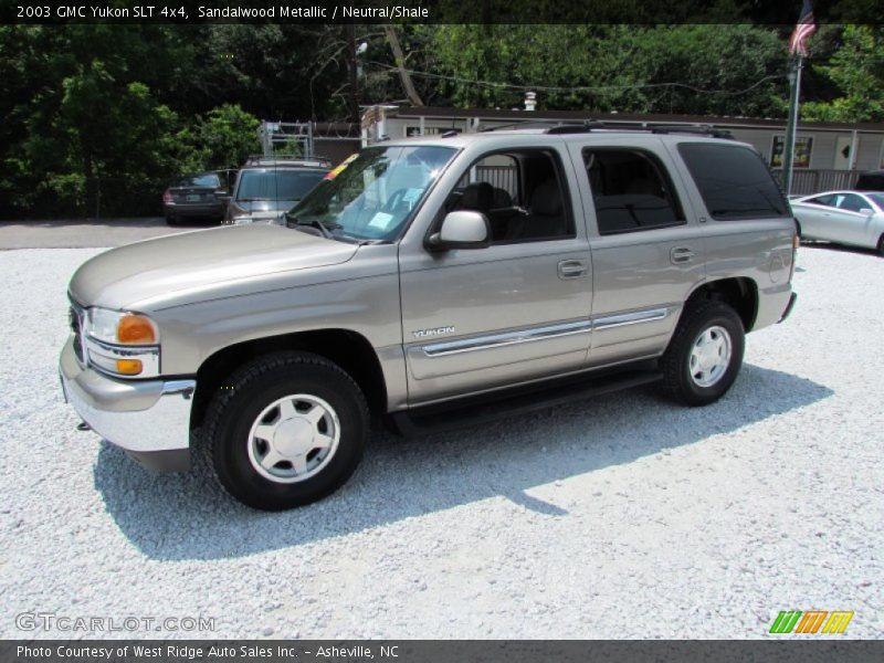 Sandalwood Metallic / Neutral/Shale 2003 GMC Yukon SLT 4x4