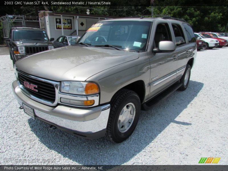 Sandalwood Metallic / Neutral/Shale 2003 GMC Yukon SLT 4x4