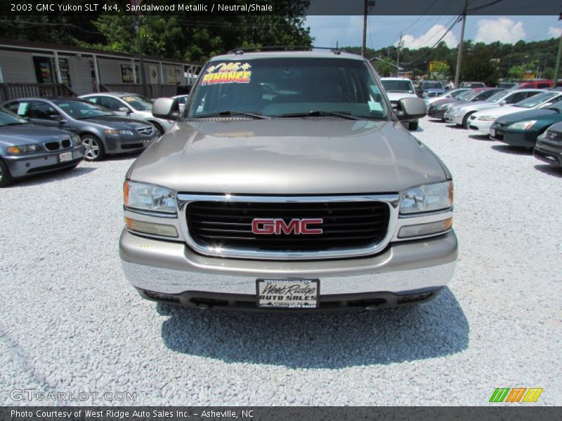 Sandalwood Metallic / Neutral/Shale 2003 GMC Yukon SLT 4x4