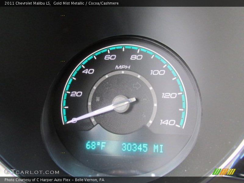 Gold Mist Metallic / Cocoa/Cashmere 2011 Chevrolet Malibu LS