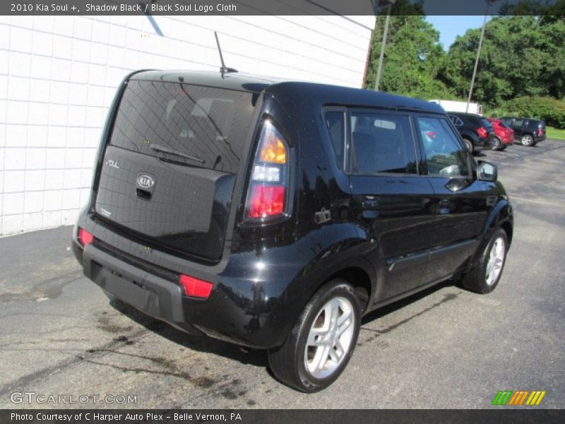 Shadow Black / Black Soul Logo Cloth 2010 Kia Soul +