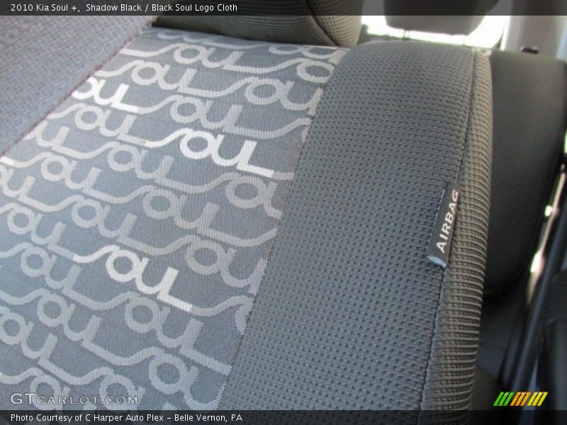 Shadow Black / Black Soul Logo Cloth 2010 Kia Soul +