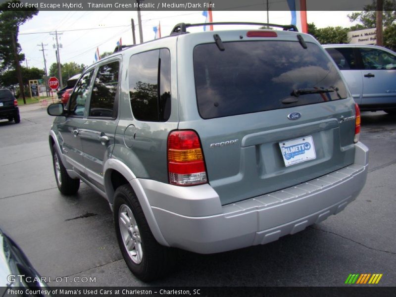 Titanium Green Metallic / Medium/Dark Flint 2006 Ford Escape Hybrid