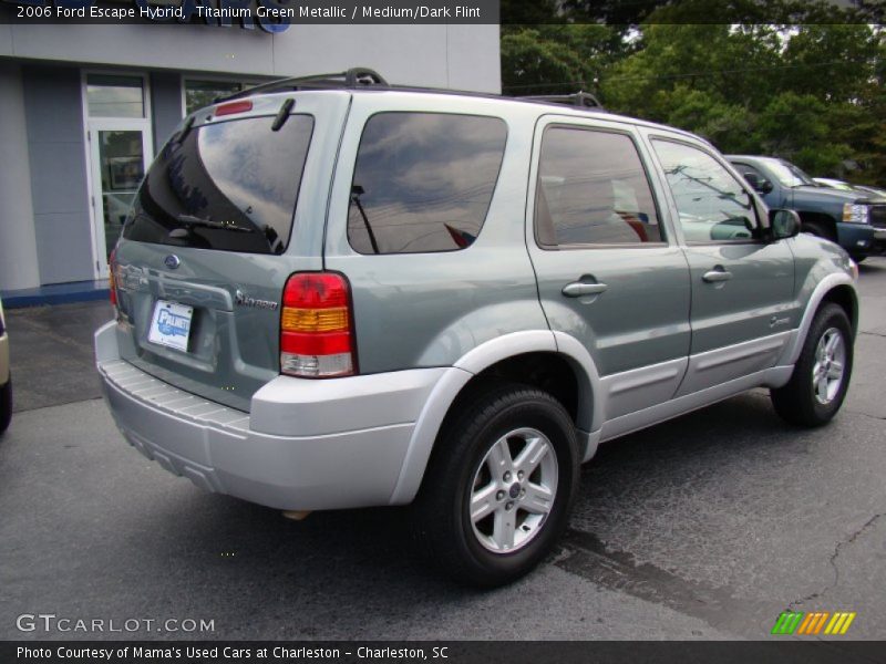 Titanium Green Metallic / Medium/Dark Flint 2006 Ford Escape Hybrid