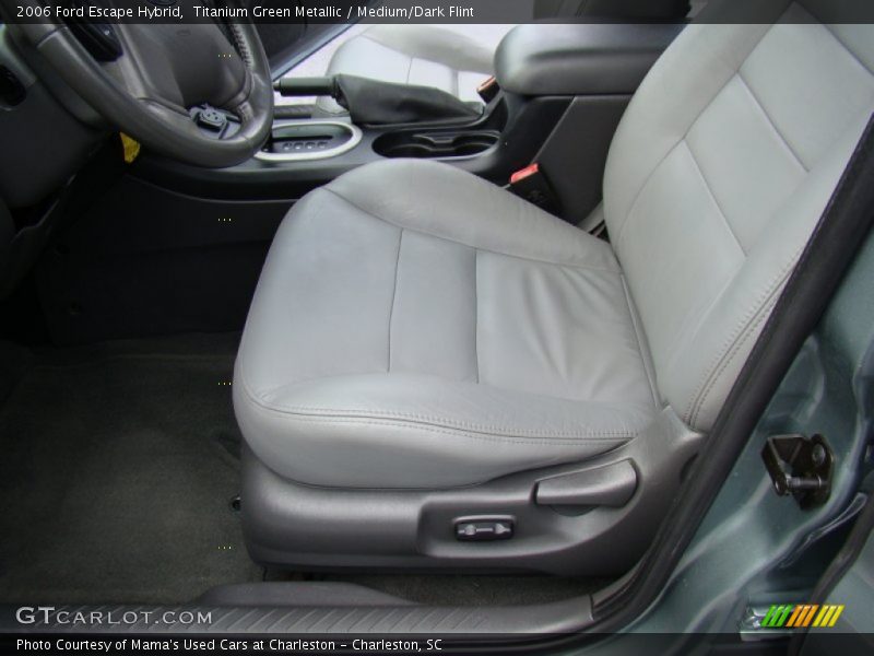 Titanium Green Metallic / Medium/Dark Flint 2006 Ford Escape Hybrid