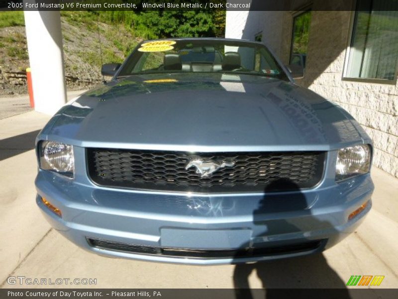 Windveil Blue Metallic / Dark Charcoal 2005 Ford Mustang V6 Premium Convertible