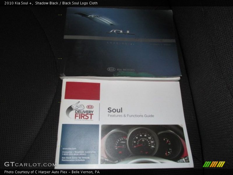 Shadow Black / Black Soul Logo Cloth 2010 Kia Soul +