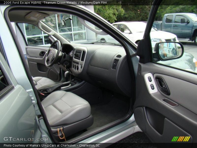 Titanium Green Metallic / Medium/Dark Flint 2006 Ford Escape Hybrid