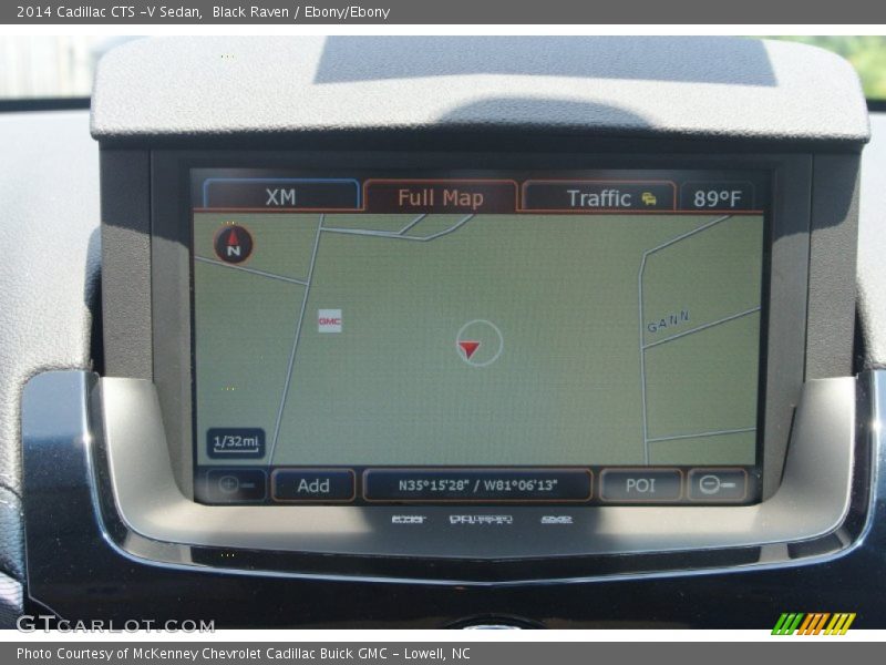 Navigation of 2014 CTS -V Sedan