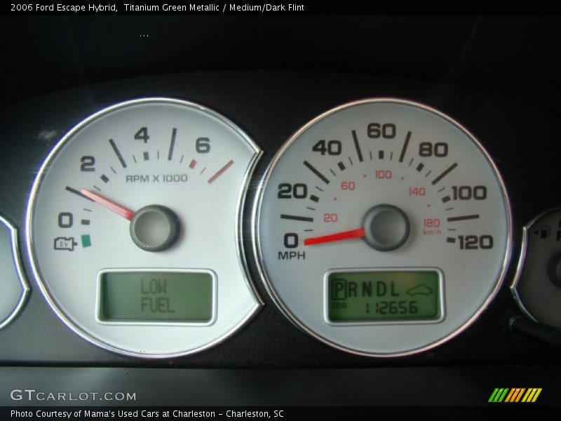Titanium Green Metallic / Medium/Dark Flint 2006 Ford Escape Hybrid