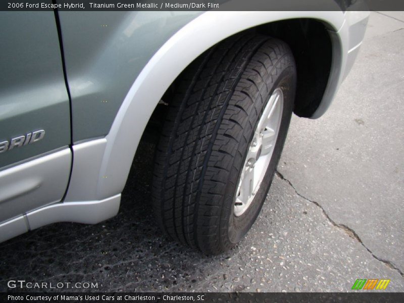 Titanium Green Metallic / Medium/Dark Flint 2006 Ford Escape Hybrid