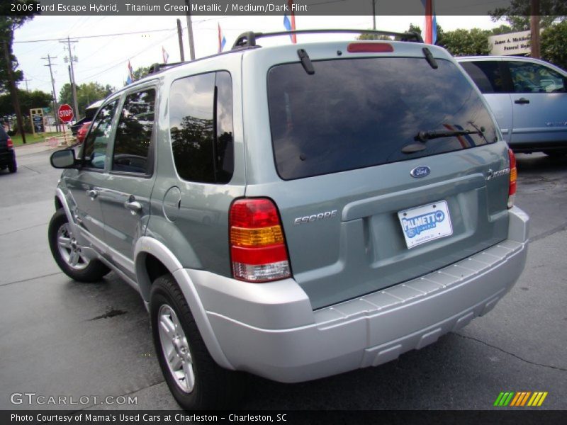 Titanium Green Metallic / Medium/Dark Flint 2006 Ford Escape Hybrid