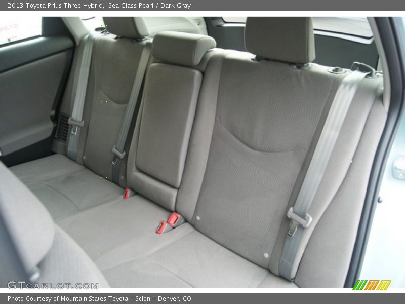 Sea Glass Pearl / Dark Gray 2013 Toyota Prius Three Hybrid