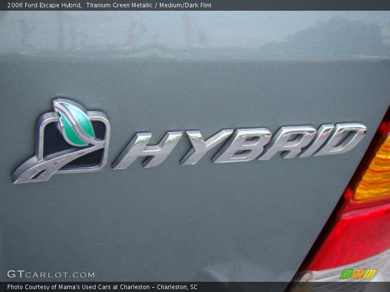 Titanium Green Metallic / Medium/Dark Flint 2006 Ford Escape Hybrid