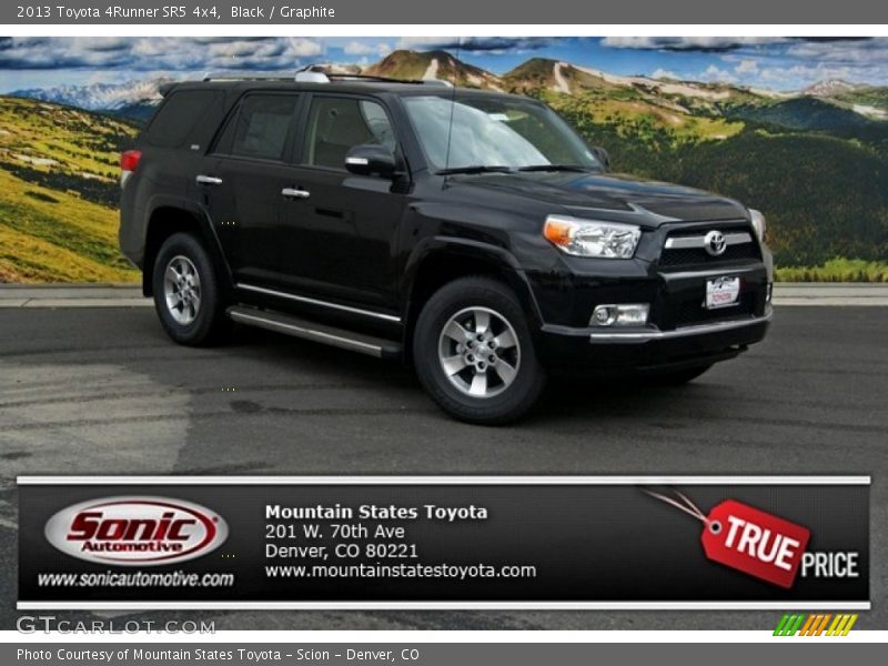 Black / Graphite 2013 Toyota 4Runner SR5 4x4