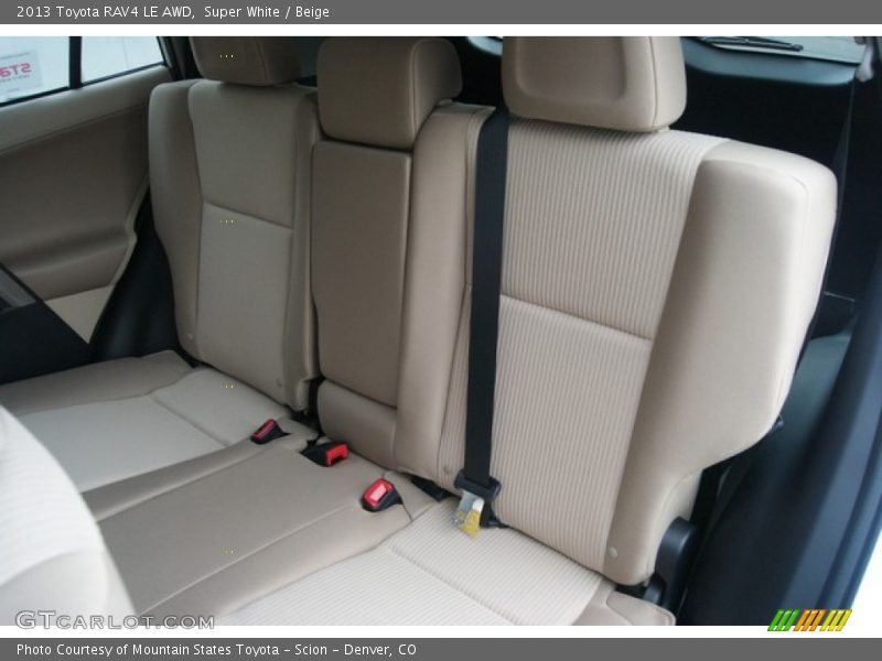 Super White / Beige 2013 Toyota RAV4 LE AWD