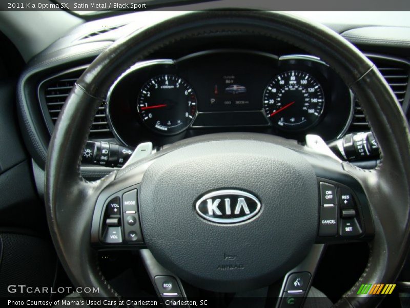 Satin Metal / Black Sport 2011 Kia Optima SX