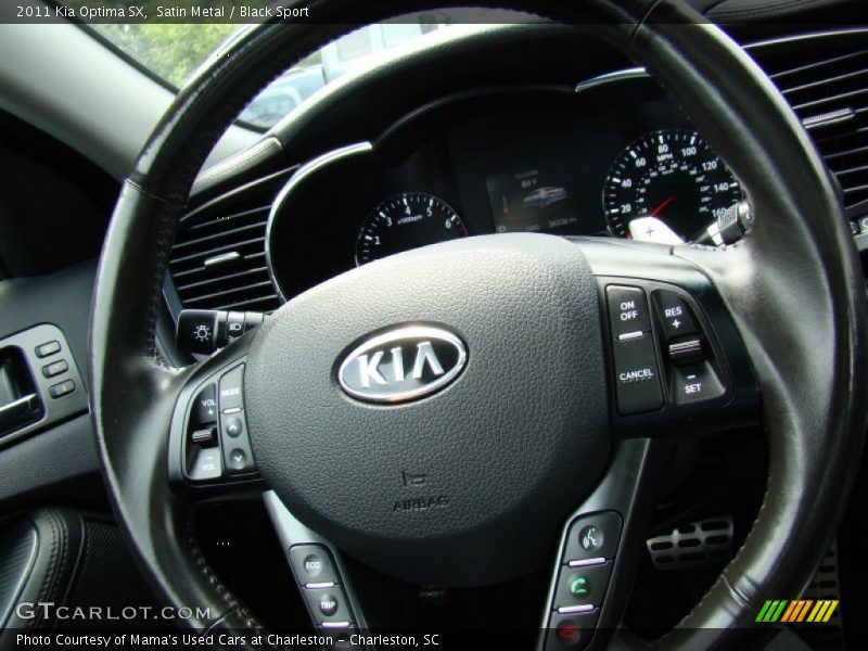 Satin Metal / Black Sport 2011 Kia Optima SX