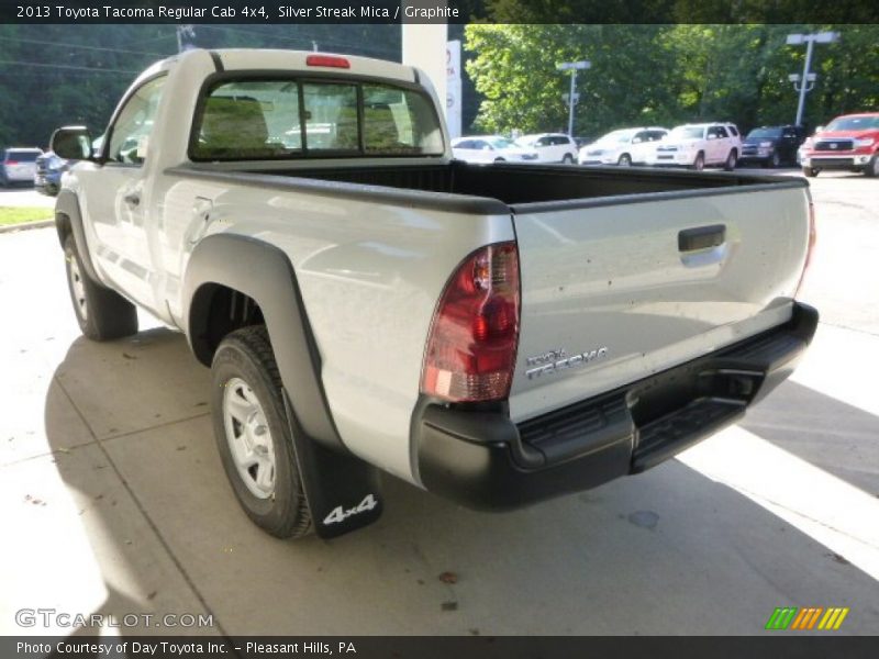 Silver Streak Mica / Graphite 2013 Toyota Tacoma Regular Cab 4x4