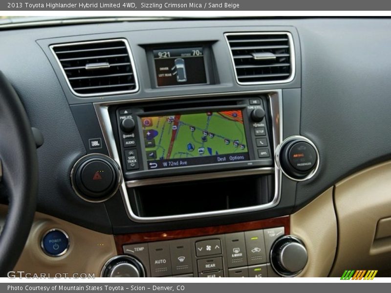 Sizzling Crimson Mica / Sand Beige 2013 Toyota Highlander Hybrid Limited 4WD