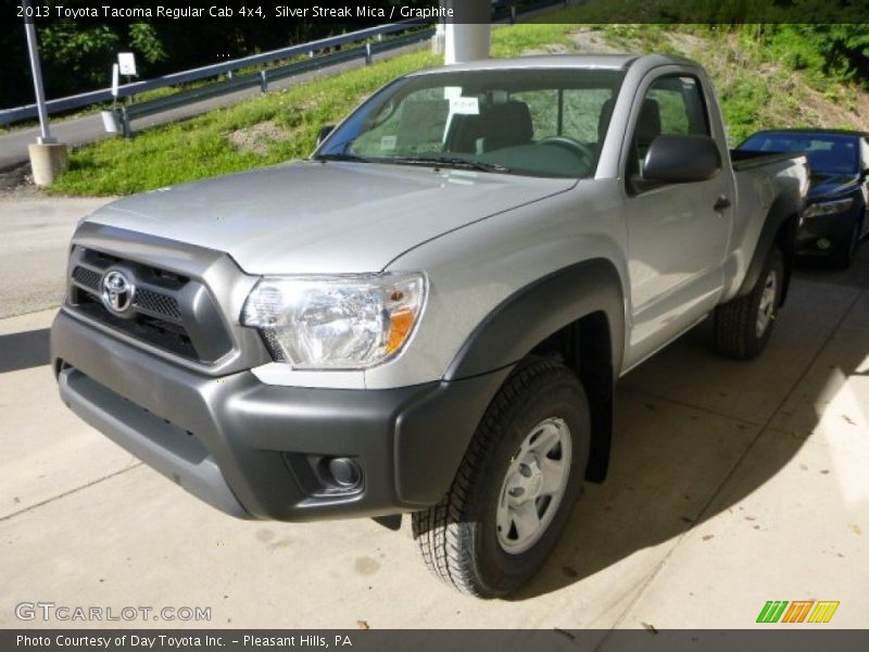 Silver Streak Mica / Graphite 2013 Toyota Tacoma Regular Cab 4x4