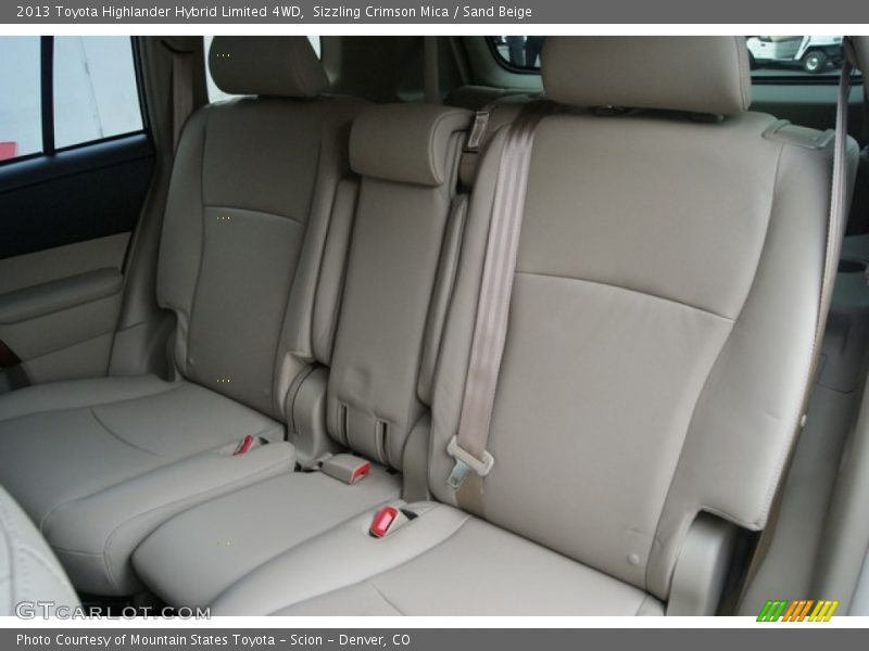 Sizzling Crimson Mica / Sand Beige 2013 Toyota Highlander Hybrid Limited 4WD