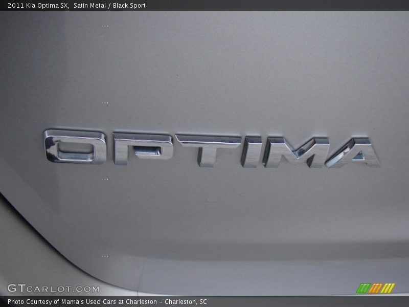 Satin Metal / Black Sport 2011 Kia Optima SX